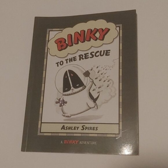 3/$13 Binky to the Rescue by Ashley Spires 2010 softcover graphic novel - Picture 2 of 4